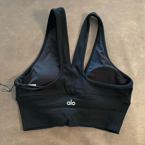 All wild thing sports bra black size xs NEW WITH TAGS - Picture 2 of 2